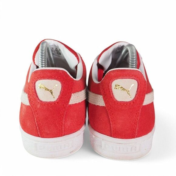 Puma Suede Classic 21 'High Risk Red' Casual Sneakers 374915-02 Men's 8.5 - Picture 5 of 12